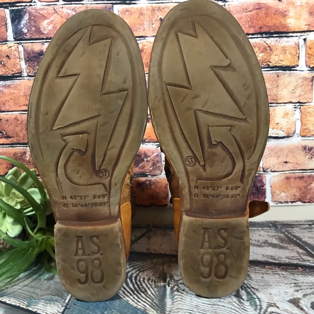 🍀🌸 A.S 98 Nellyn Leather Suede Bootie 🌸🍀 - Picture 5 of 16